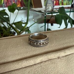 David Yurman Diamond Pyramid Ring